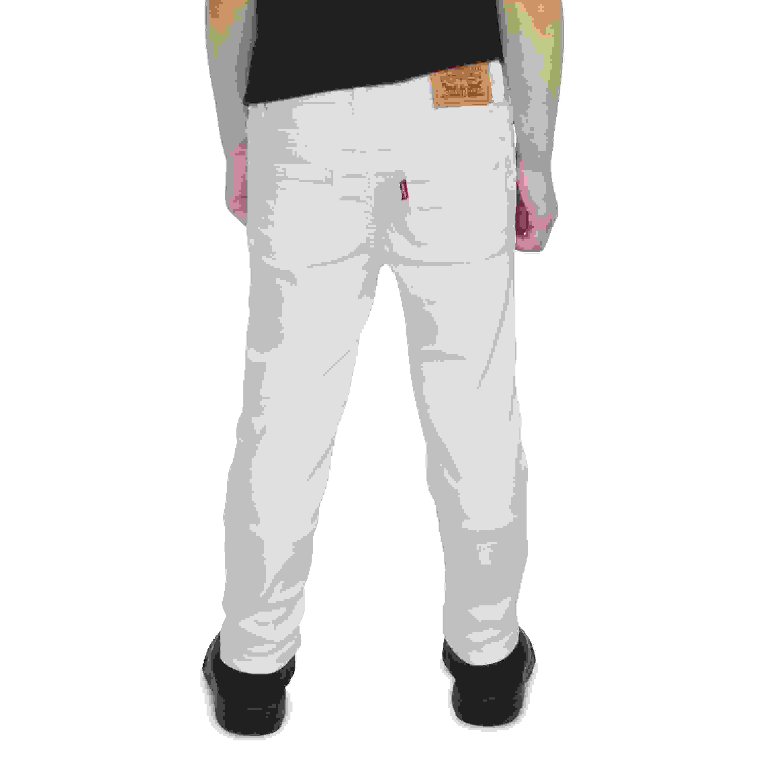 Levi's 710 Super Skinny Fit Slim Toddler Girls' White Wash Denim Jeans